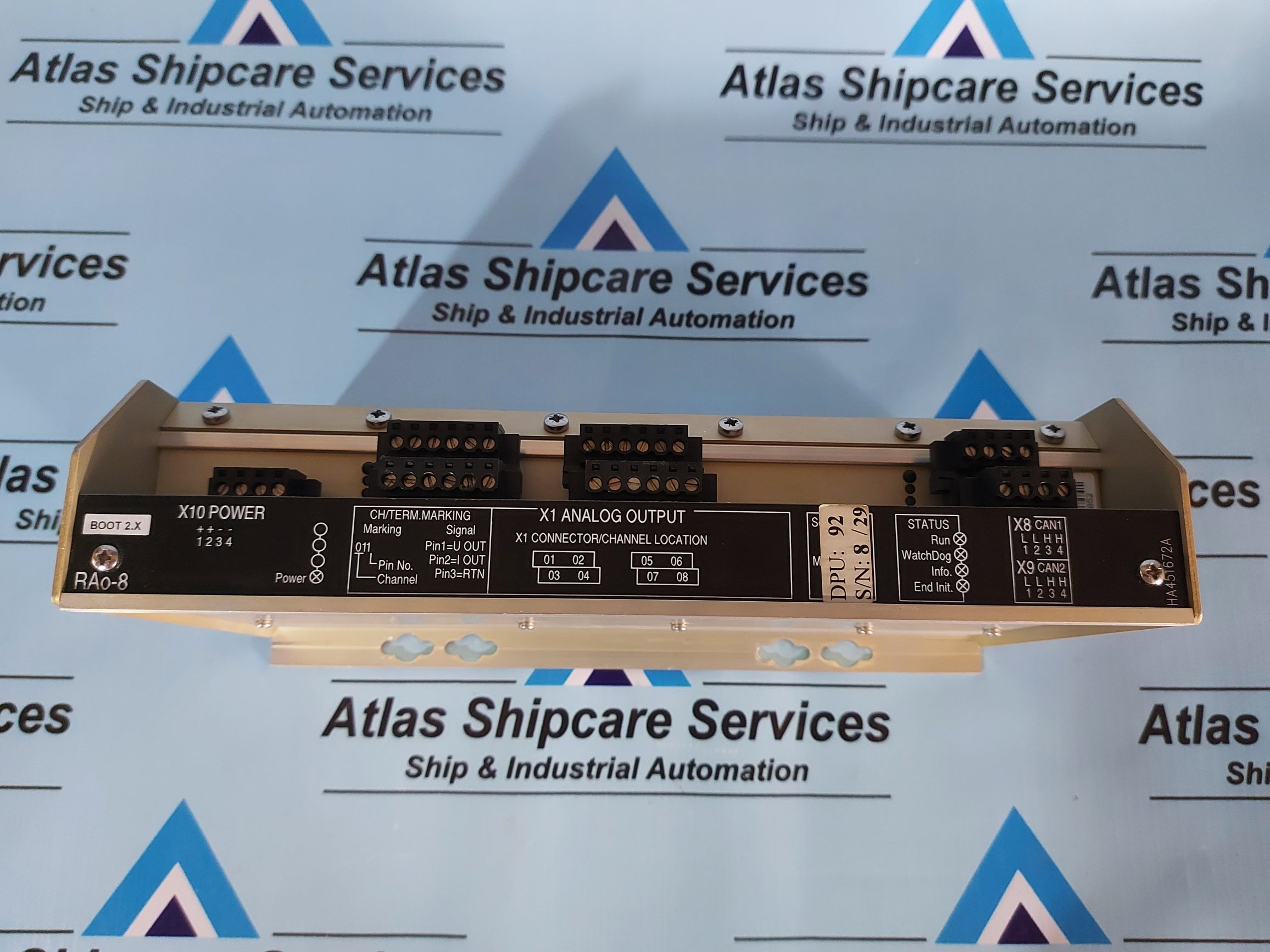 KONGSBERG RAO-8 8100153 REMOTE ANALOG OUTPUT MODULE REV.E2